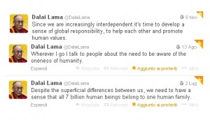 Tweet Dalai Lama