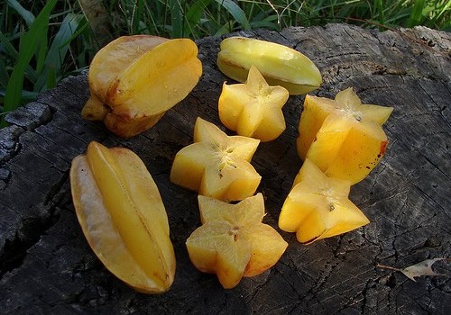 Fruits and star