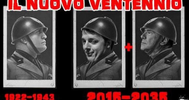 Mussolini, Renzi, Berlusconi